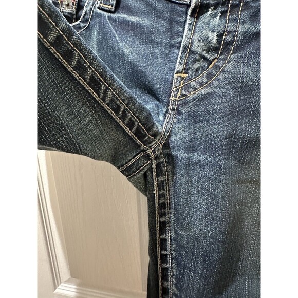 1921 Women's Distressed 29/32 Denim Blue Jeans - Picture 11 of 13